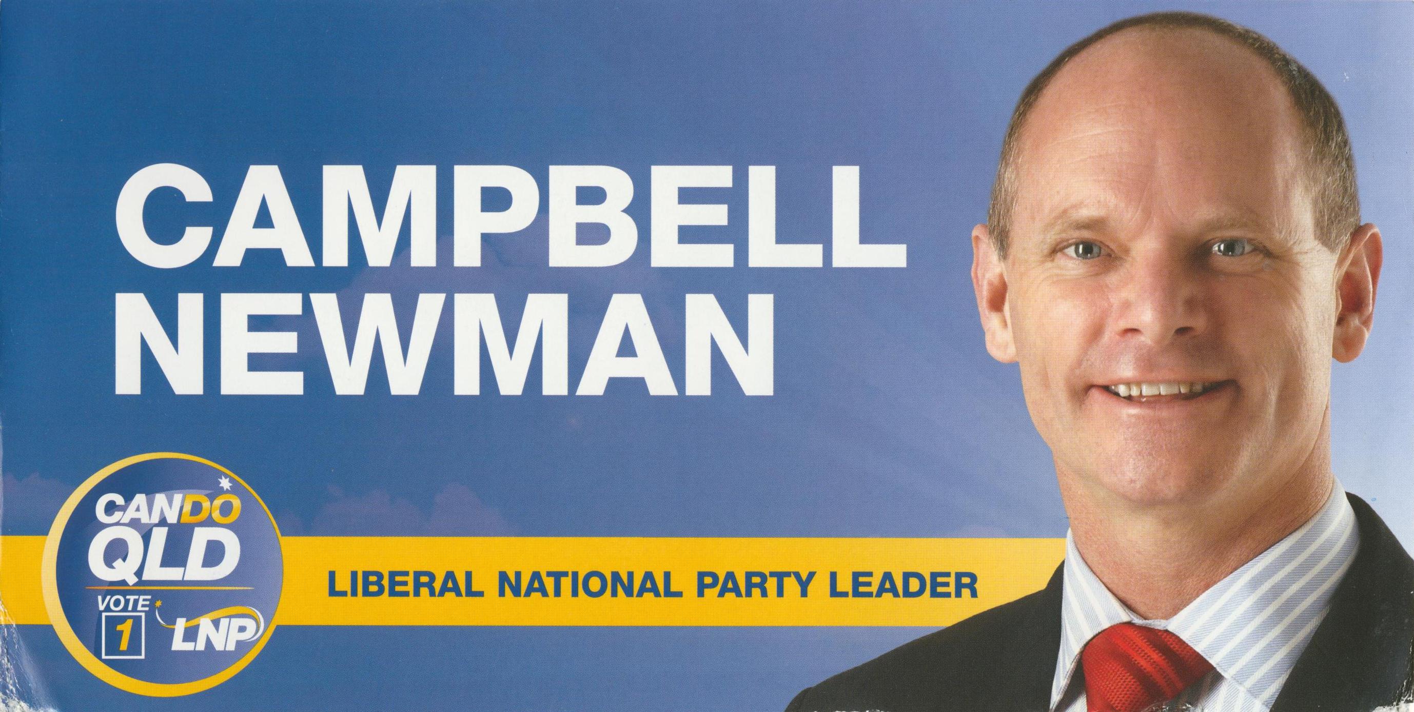 Campbell Newman, 2012 Queensland Historical Atlas